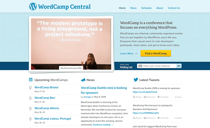 come guadagnare sul tuo sito web con eventi come WordCamps