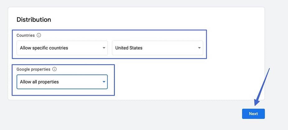 distribution options