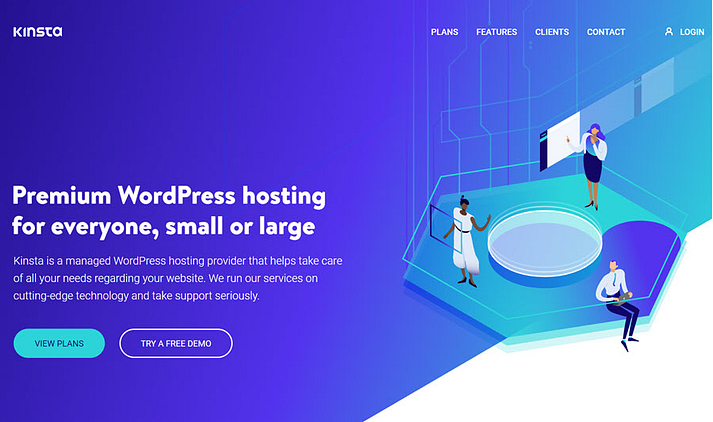 Kinsta offers SEO web hosting for WordPress sites