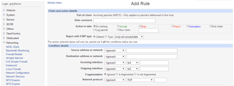 cPanel vs Plesk vs Webmin and the Webmin interface