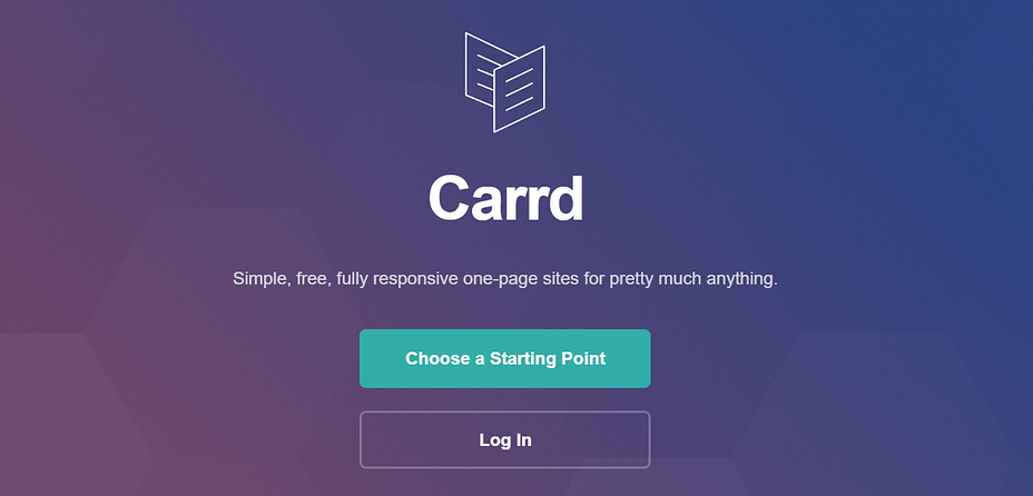 Carrd is one of the best free landing page builders. 