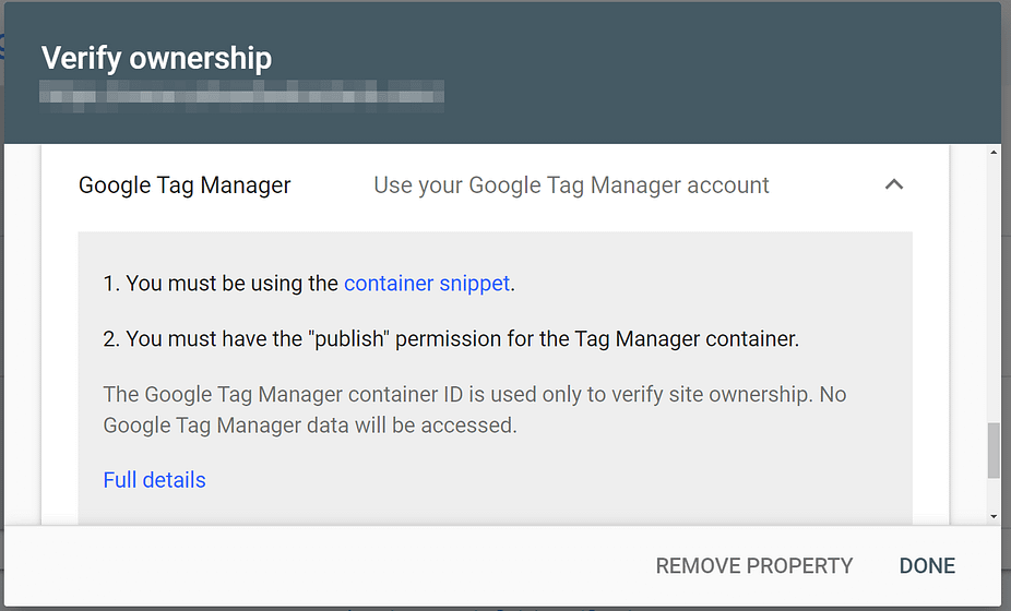 How to verify your WordPress website with Google Search Console and Google Tag Manager.