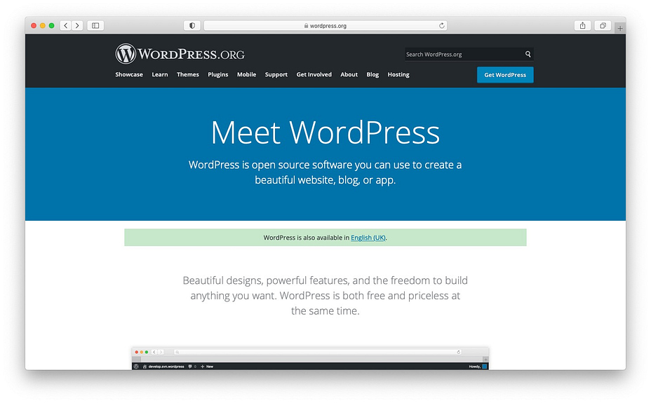 Melhores sites de blog gratuitos: WordPress