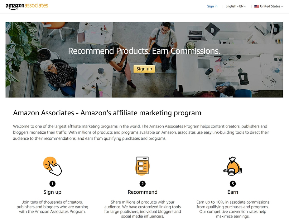 How to become an Amazon affiliate