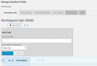 Adding new fields to your database.