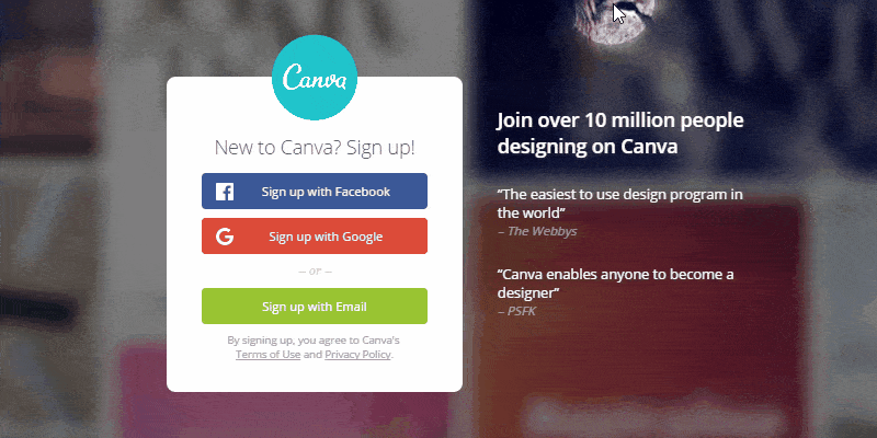 Create blog images for WordPress with Canva