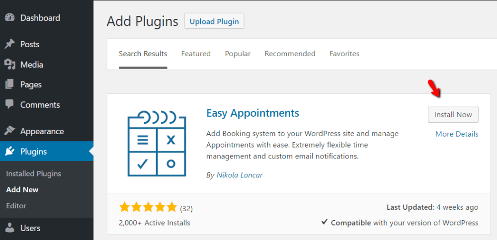how to book appointments through WordPress