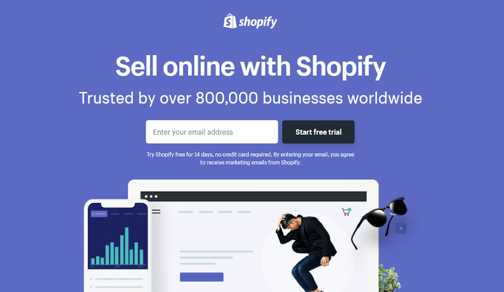 Shopify Tutorial: Free trial
