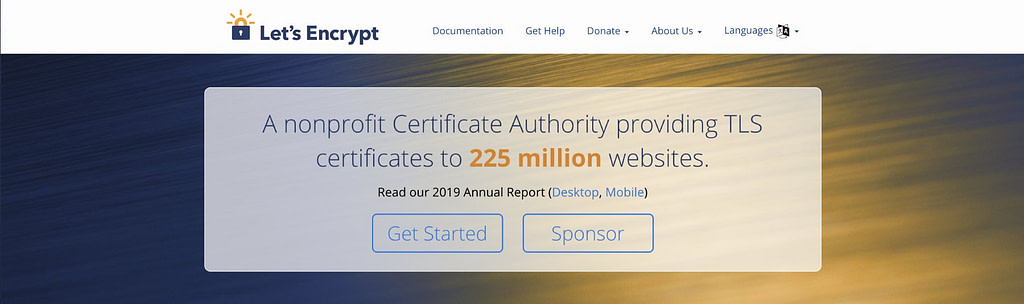 Let's Encrypt can provide a free SSL certificate