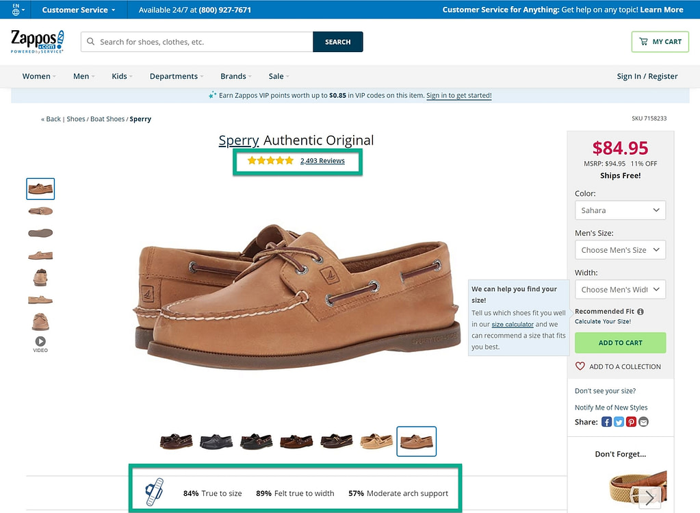 zappos user-generated content examples