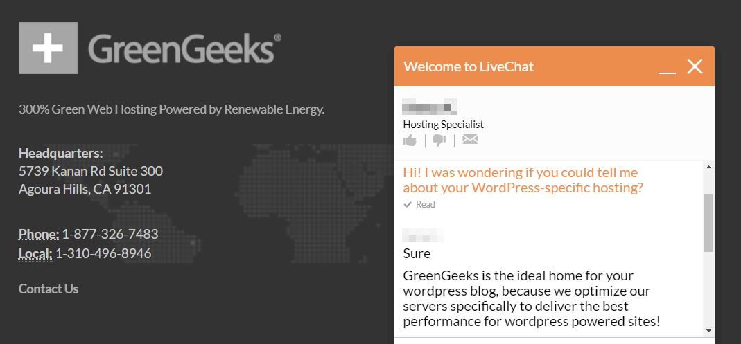 support is a consideration in our greengeeks review for wordpress