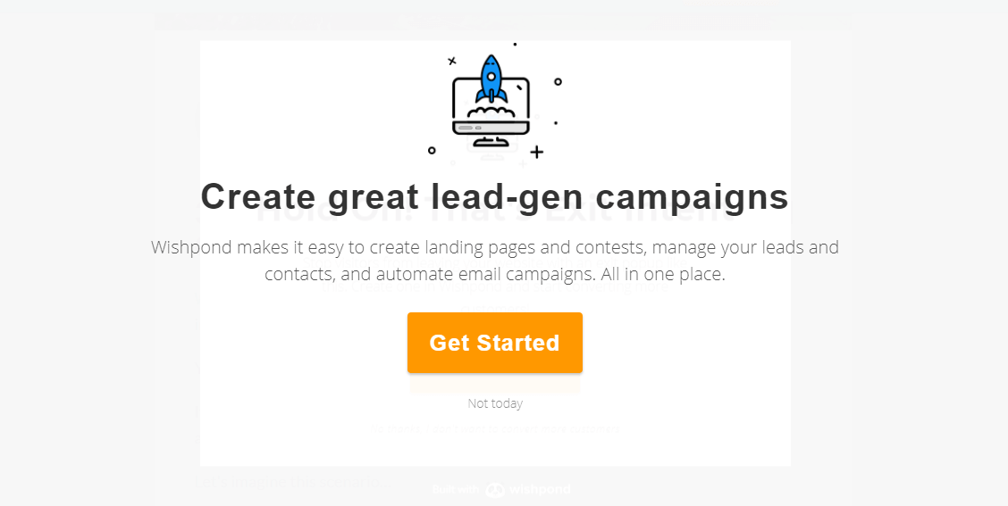 Personalized pop-ups encouraging users to sign up for a membership.