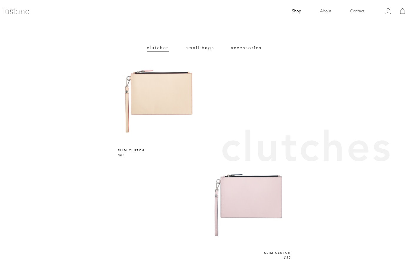 Lustone uses minimalist design to appear more elegant