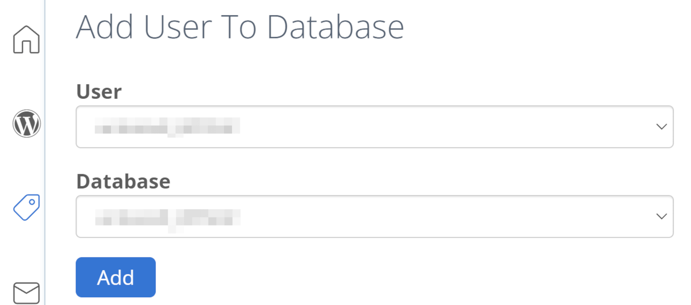 Adding a user to a MySQL database to clone a WordPress site. 