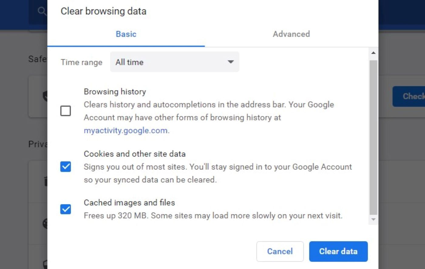 How to clear your cache and cookies in Google Chrome