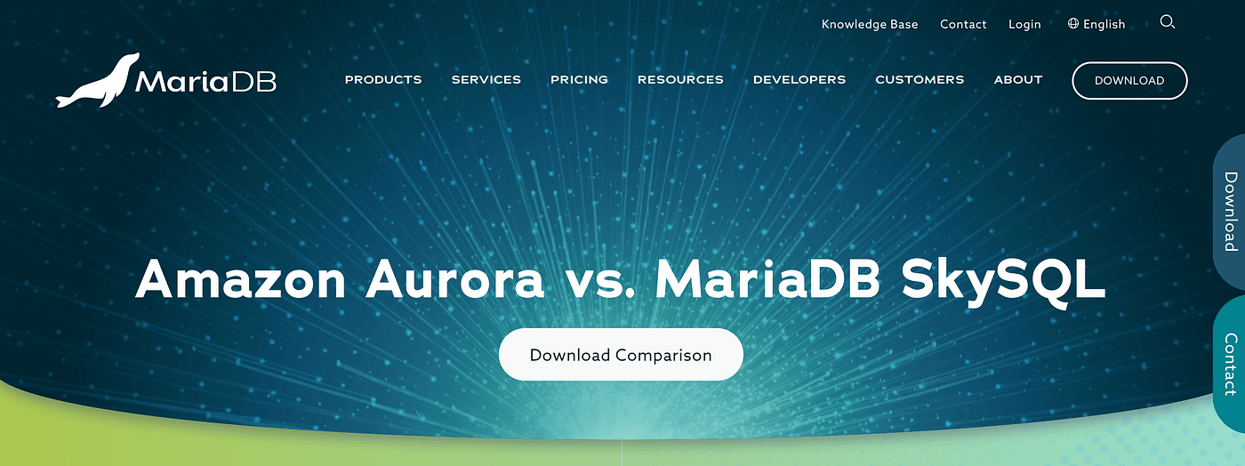 Trang web MariaDB.