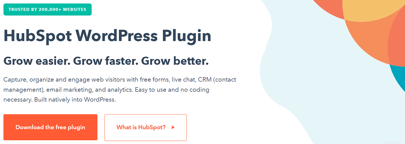 Plugin HubSpot WordPress là một trong những plugin bật lên WordPress tốt nhất. 