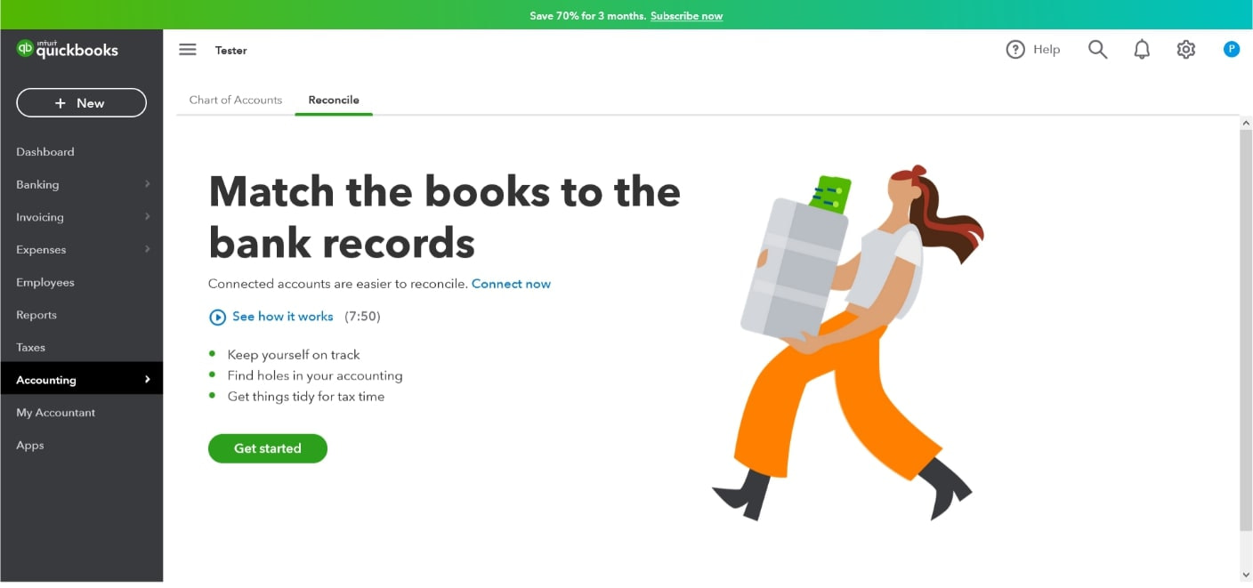 Quickbooks vs Freshbooks have tools for balancing books