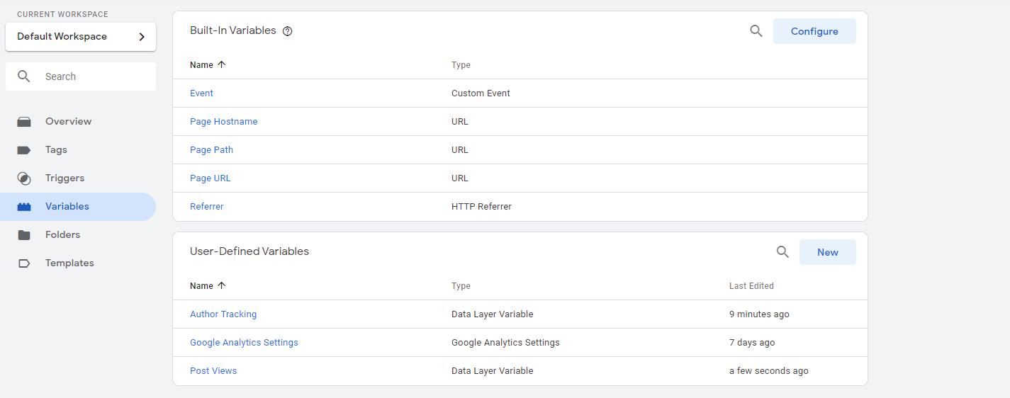 Checking out your new variables to segment Google Analytics