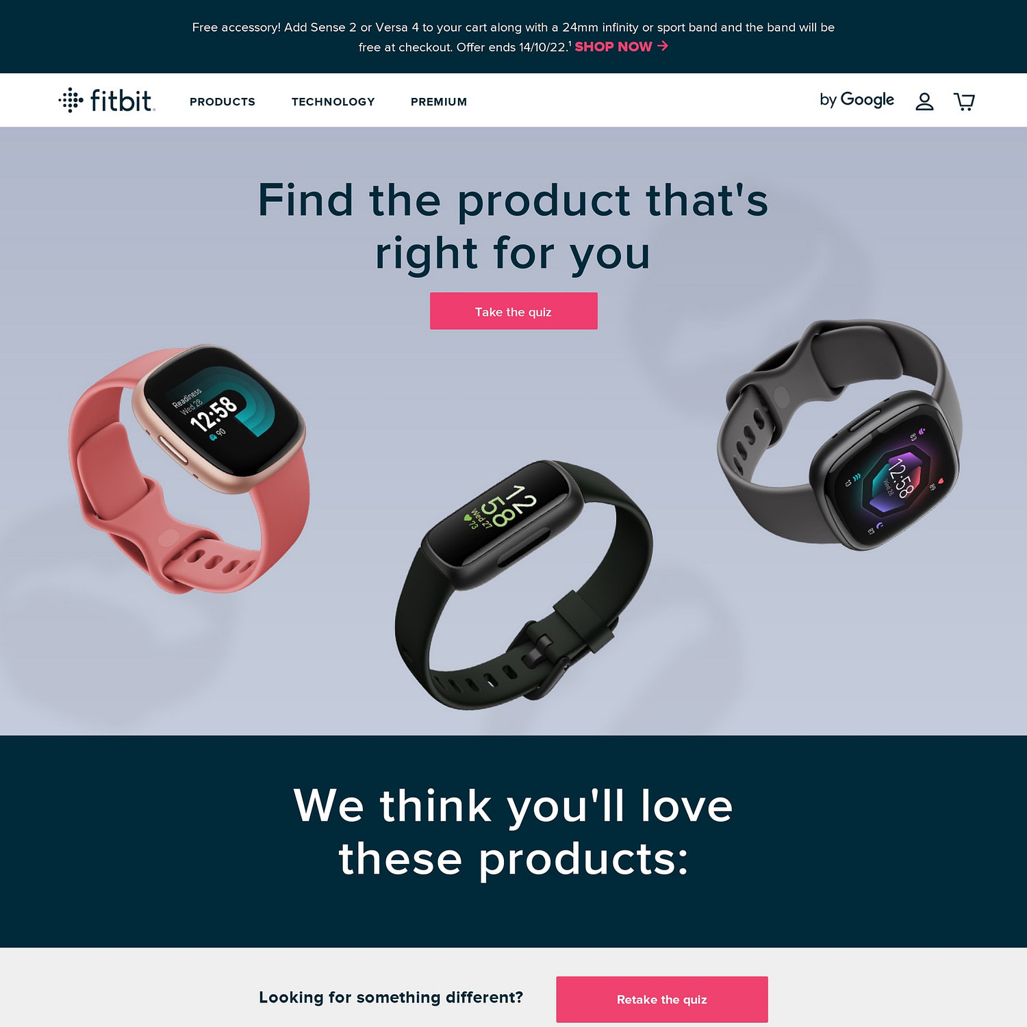 landing page examples: Fitbit