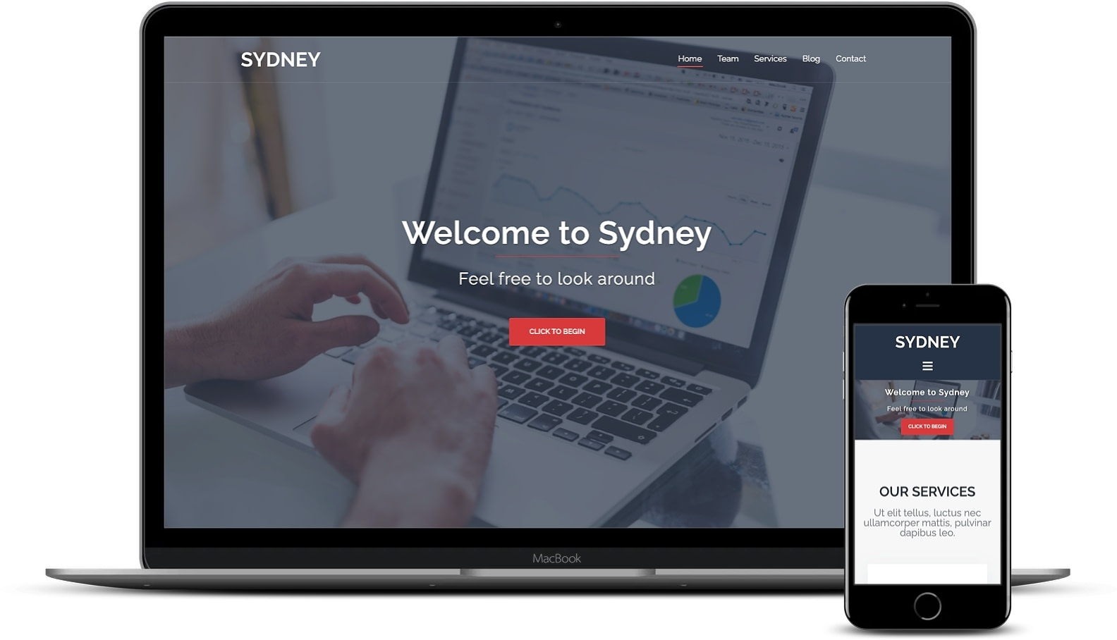 Sydney WordPress theme