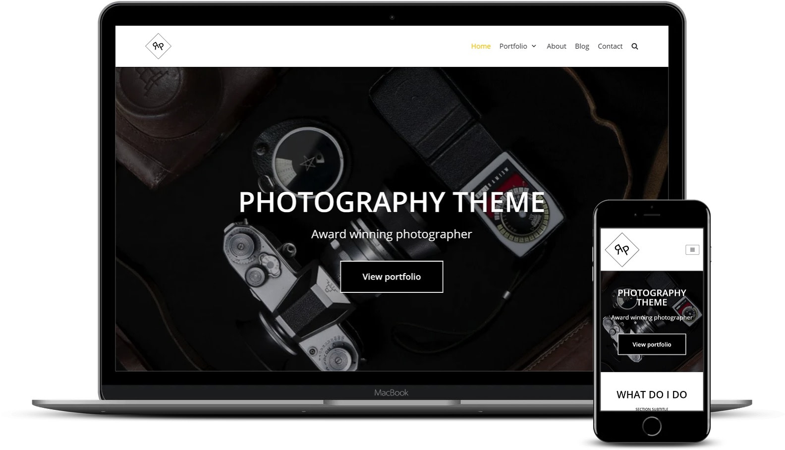 Free and premium Elementor templates - Neve Photography template