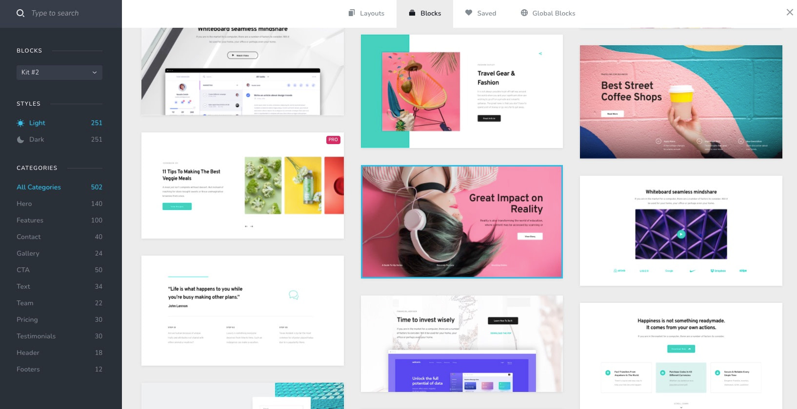 Brizy is a page builder for WordPress