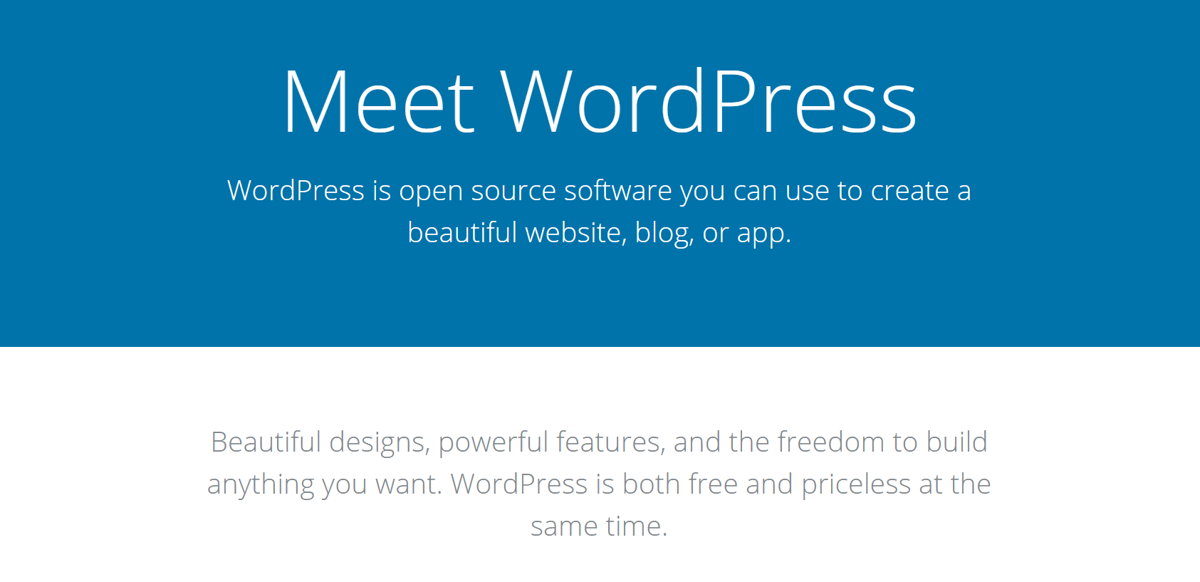 Trang web WordPress.