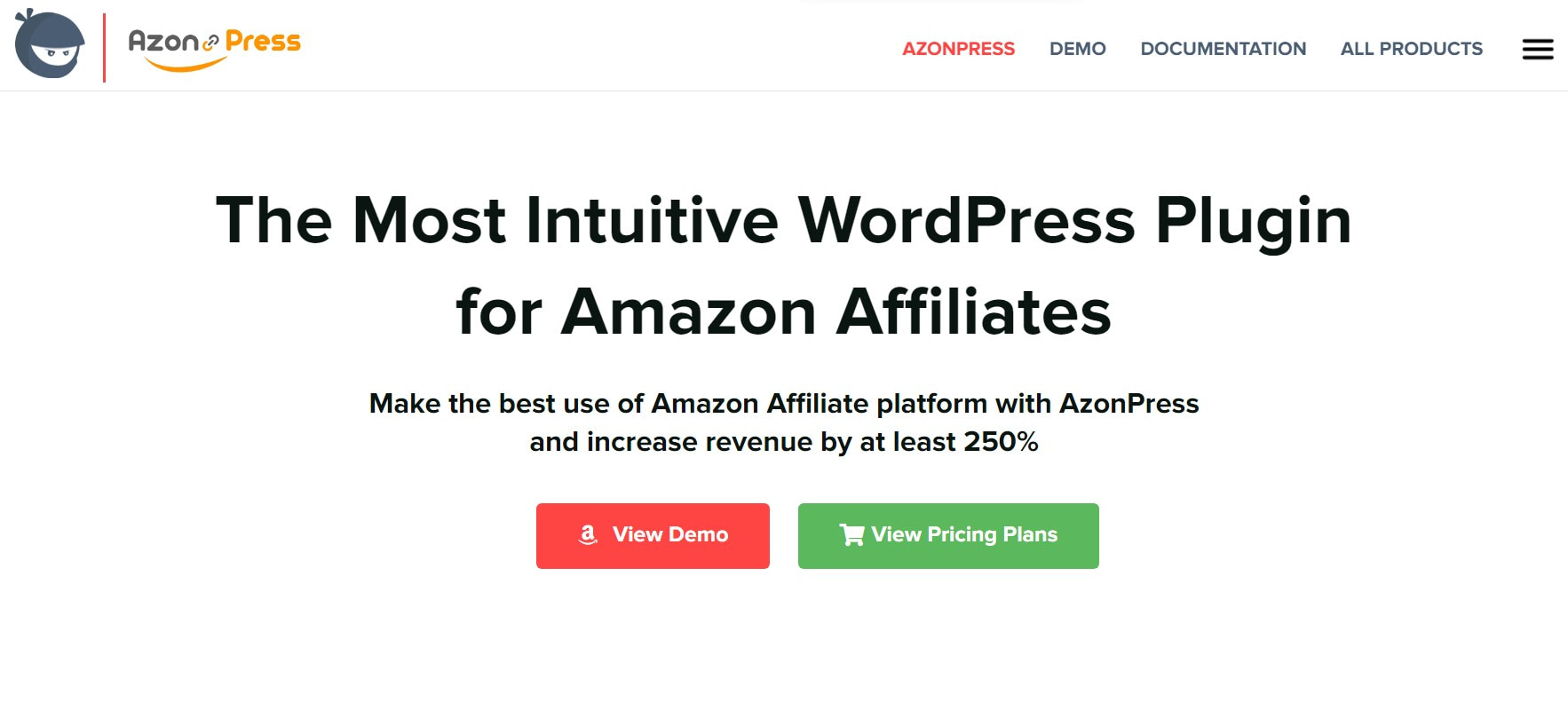 AzonPress là một lựa chọn hàng đầu khác trong Không gian plugin liên kết của WordPress Amazon