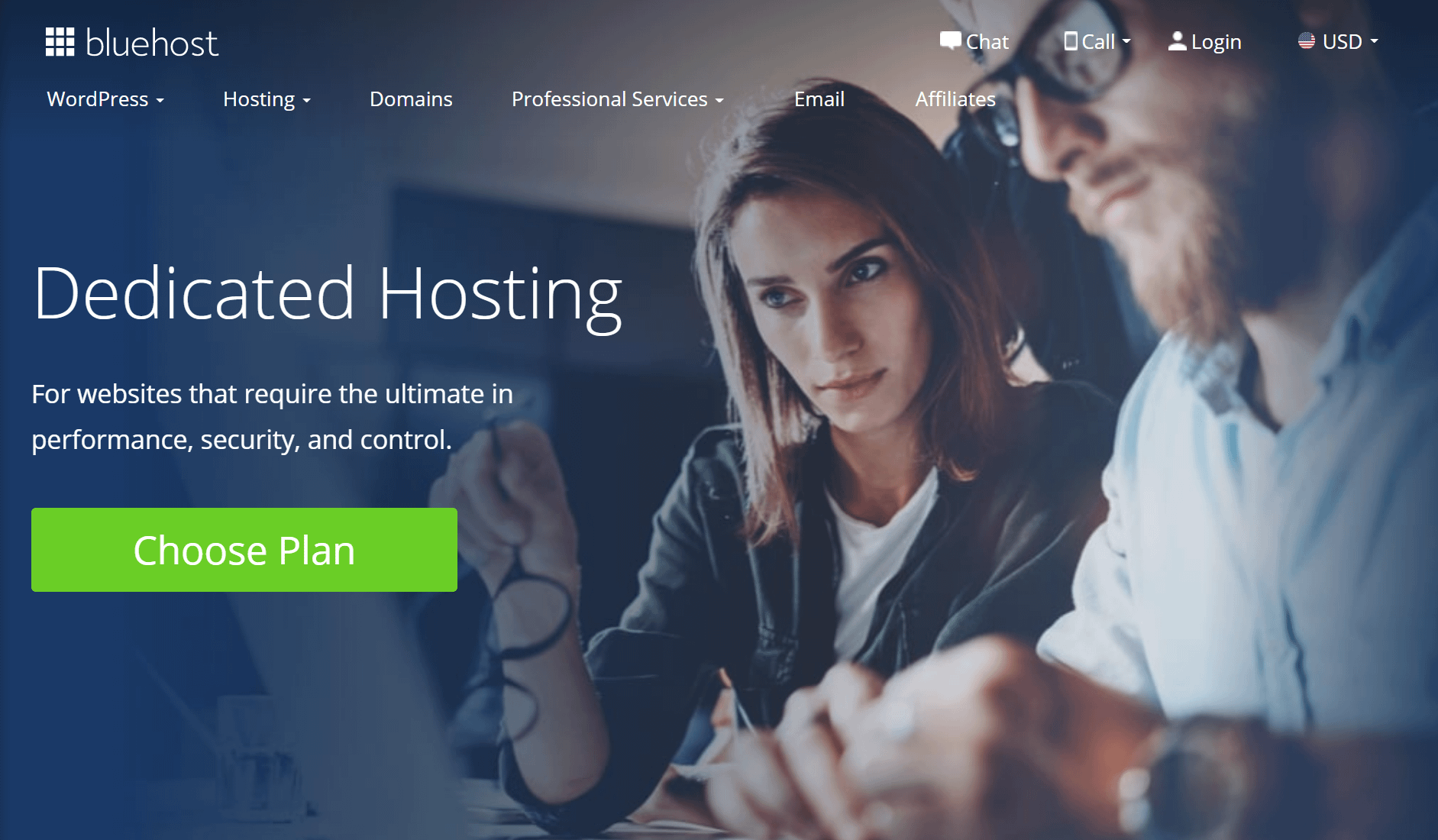 Bluehost dedicated hosting