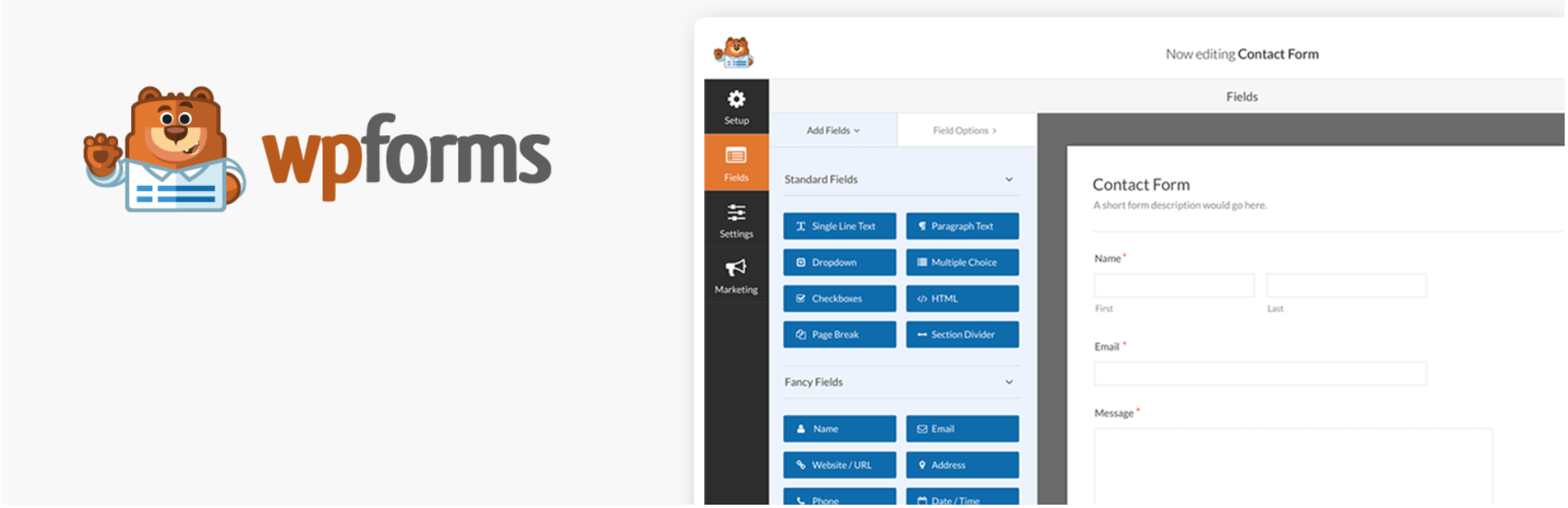 Premium WordPress login plugins like WP Forms help you customize your login pages.