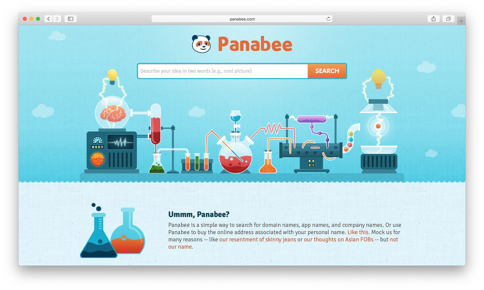 blog name generator: panabee