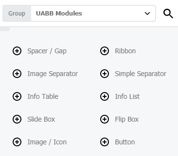uabb modules