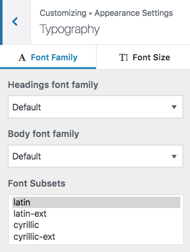 tipografía personalizada