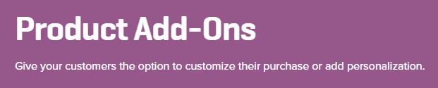 Product Add-Ons WooCommerce's page.