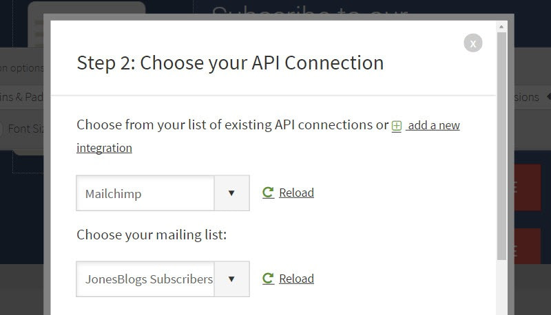 API connection