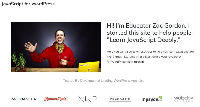 JavaScript for WordPress