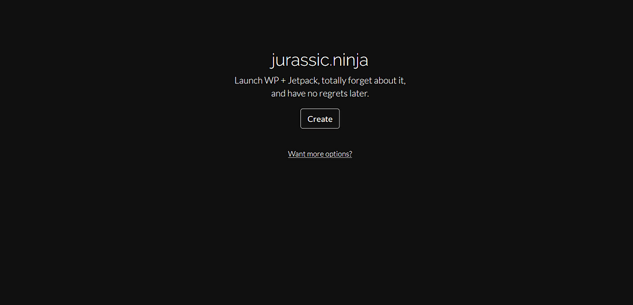 Jurassic Ninja helps you create WordPress test installs