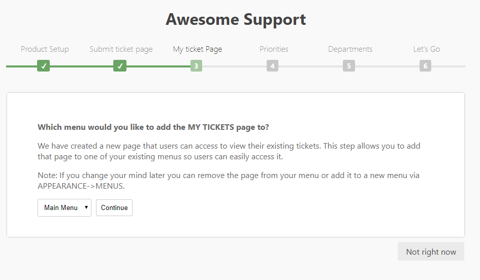 my ticket page