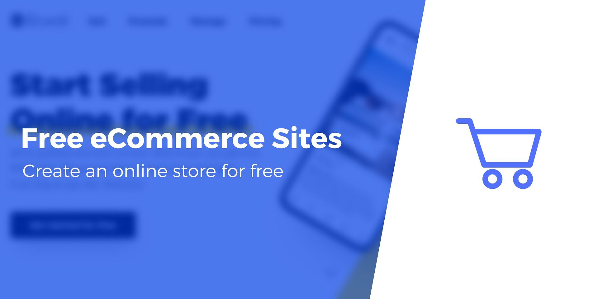 eCommerce Website Shopping Cart Site with FREE Domain and FREE Hosting 