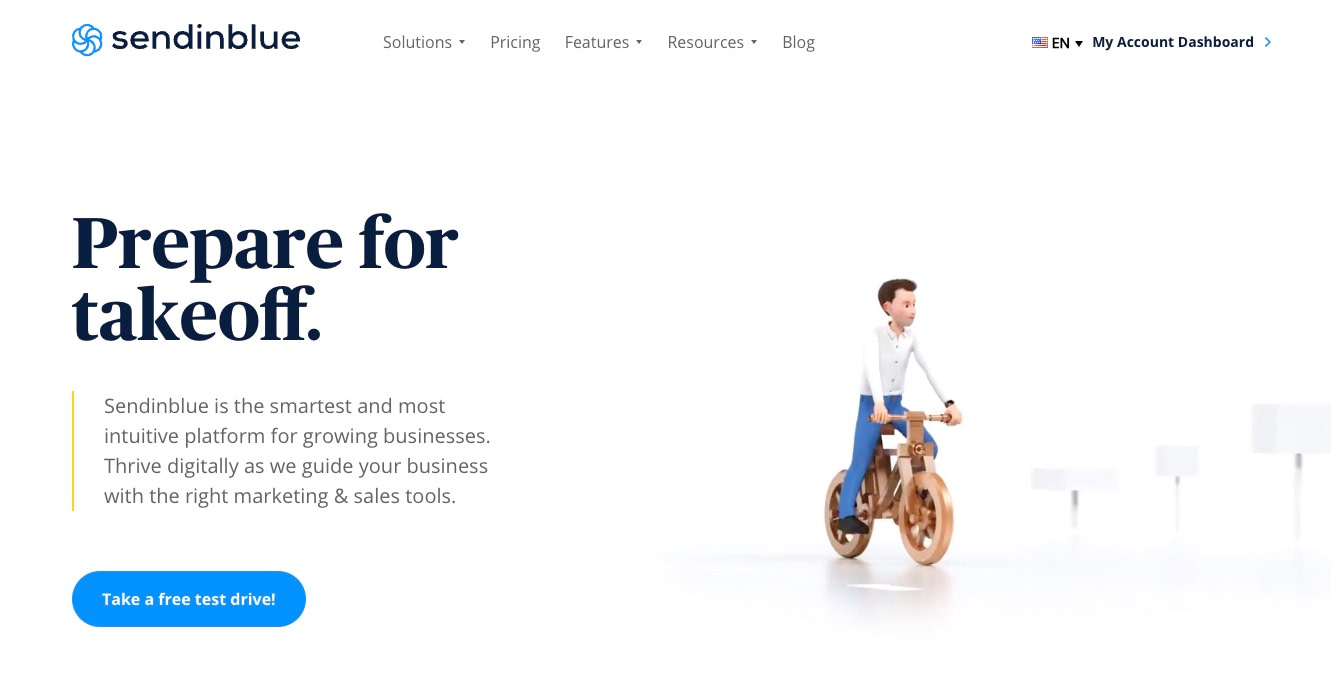 sendinblue cho shopify email tiếp thị