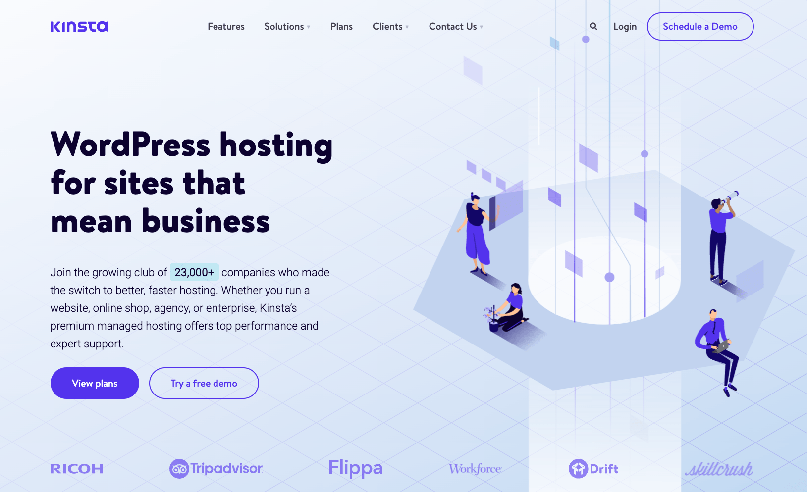 Kinsta - Một trong những doanh nghiệp tốt nhất WordPress Nhà cung cấp dịch vụ lưu trữ