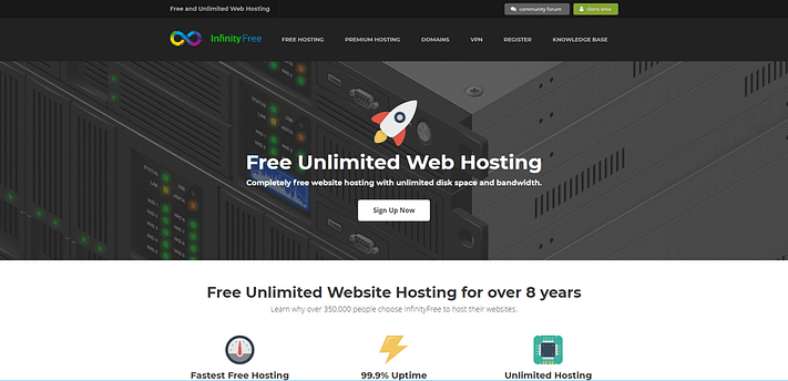 Hosting web gratuito da InfinityFree.
