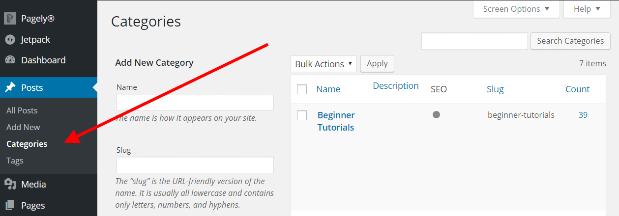 Categories And s In Wordpress How To Use Them