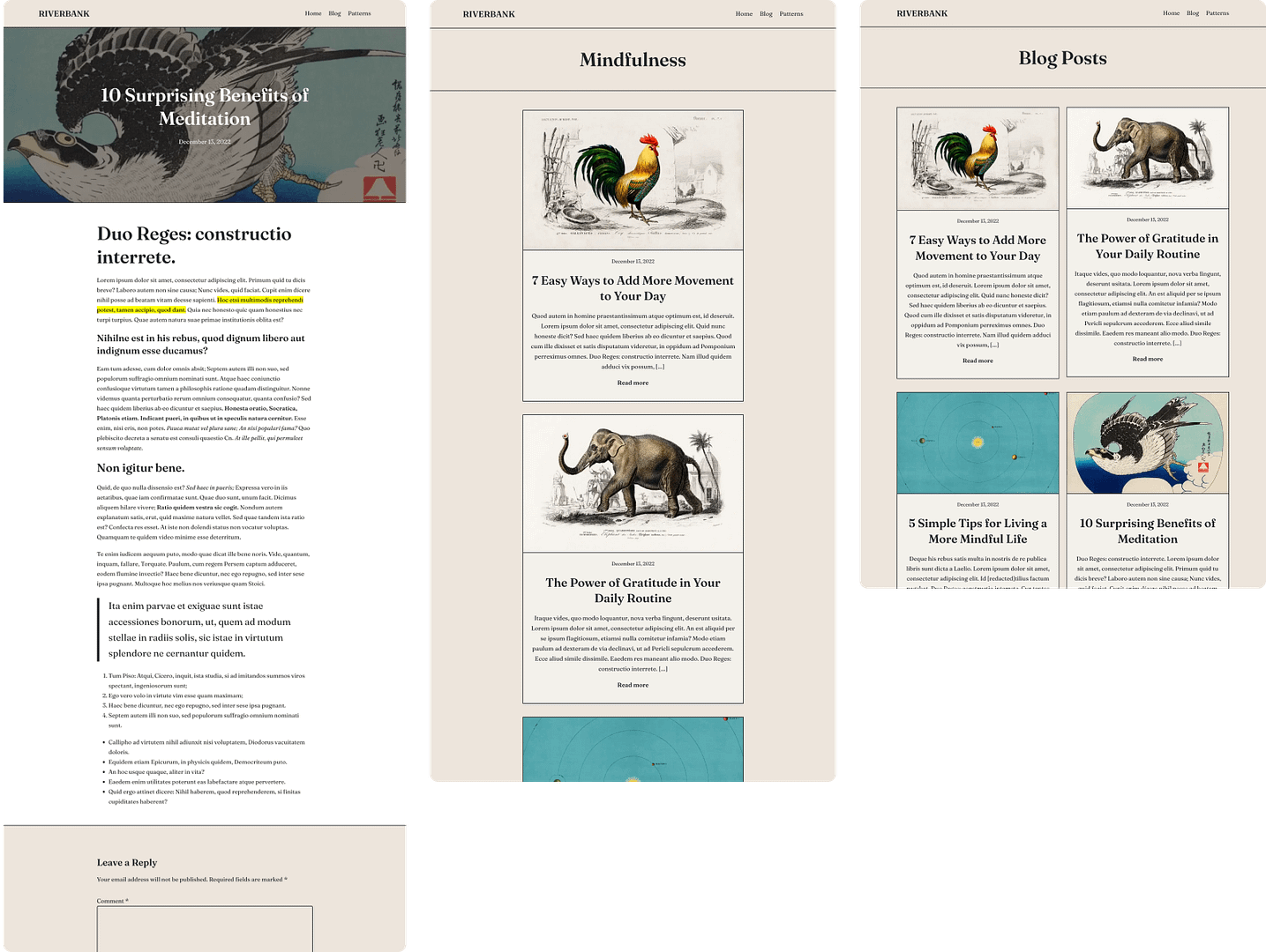Riverbank themeisle