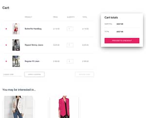 Hestia Pro and the WooCommerce cart