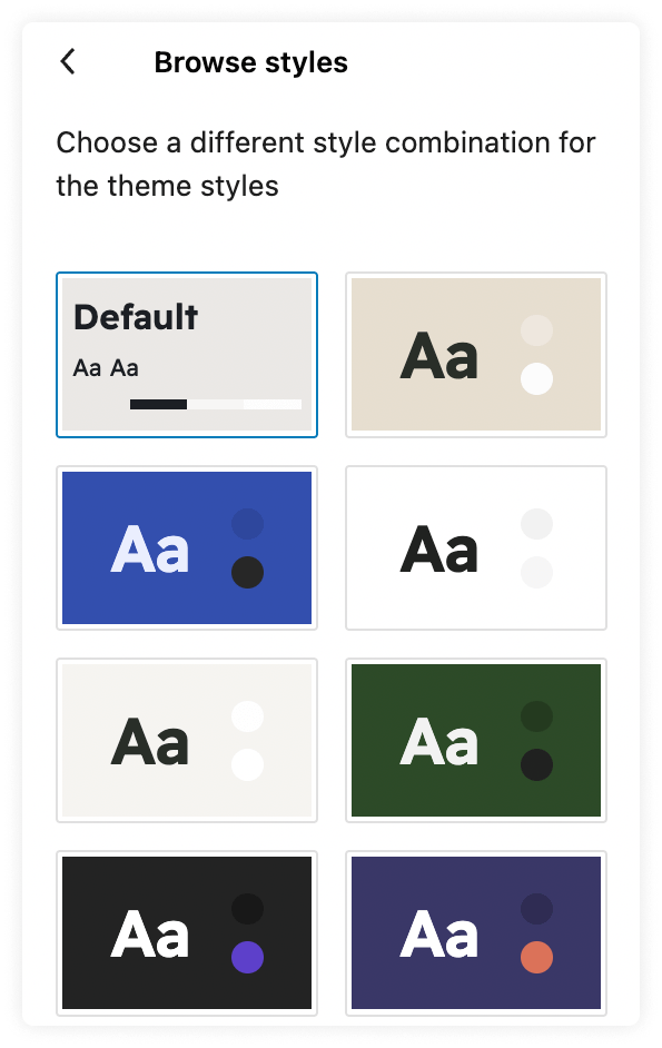Pro block styles