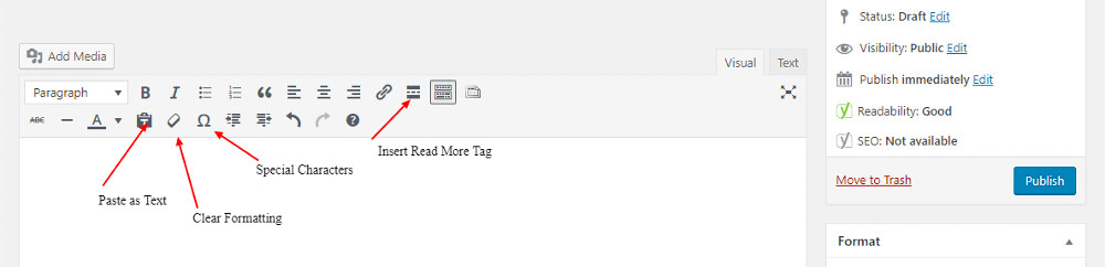 Visual Editor Options