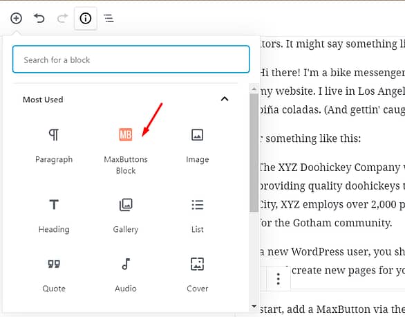 save changes to buttons