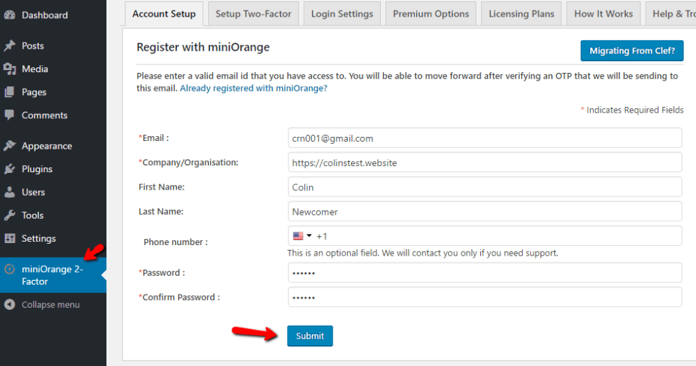How to add two-factor authentication to WordPress